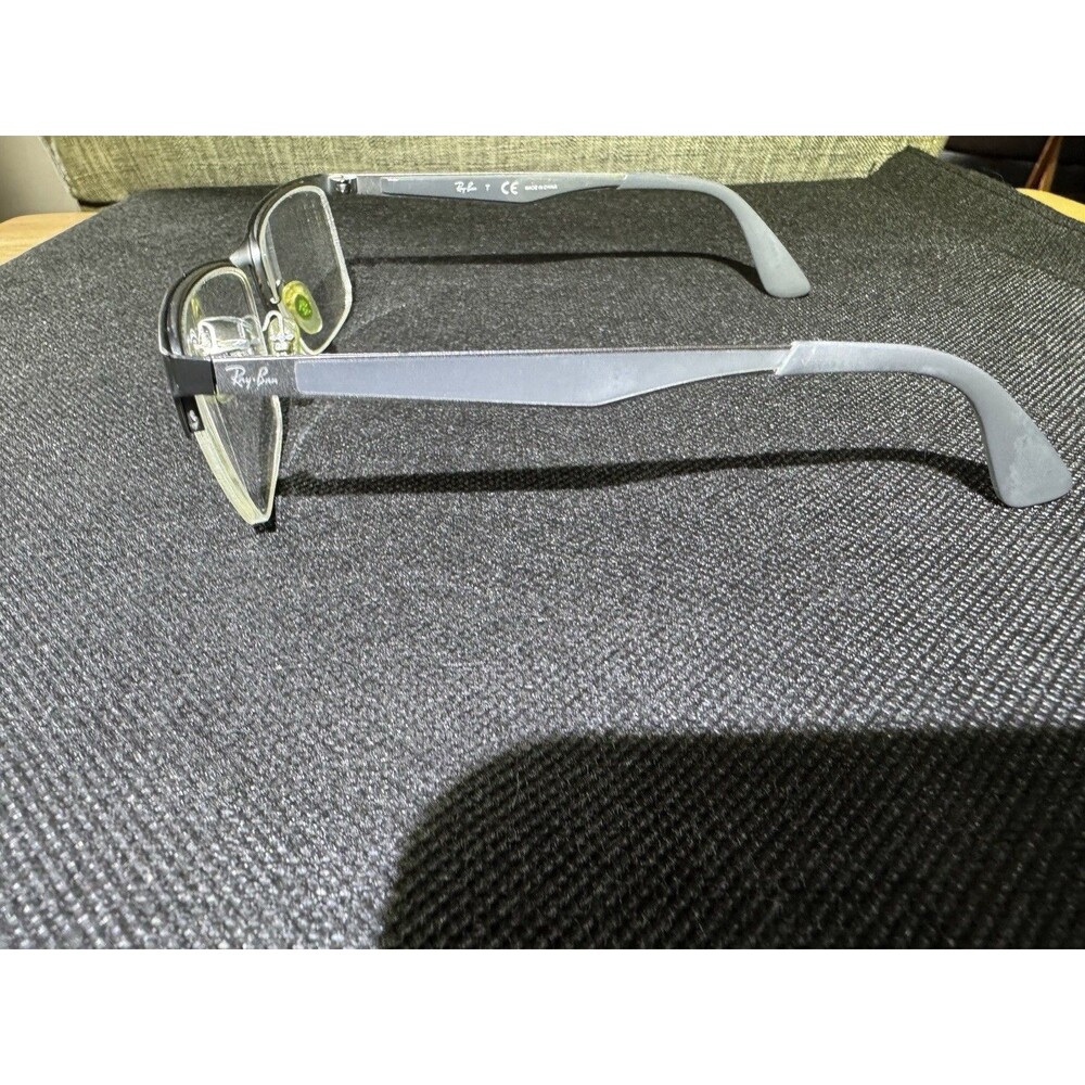 Ray-Ban RB6335 2855 54-17-145 Black/Gray Rectangle Full Rim Eyeglass Frames